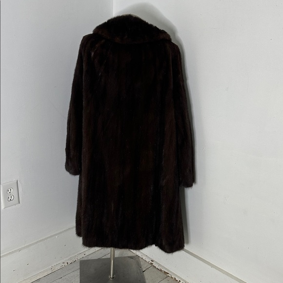 Vintage Graggs Mahogany Mink Real Fur Coat Pristine Shape - Picture 4 of 7